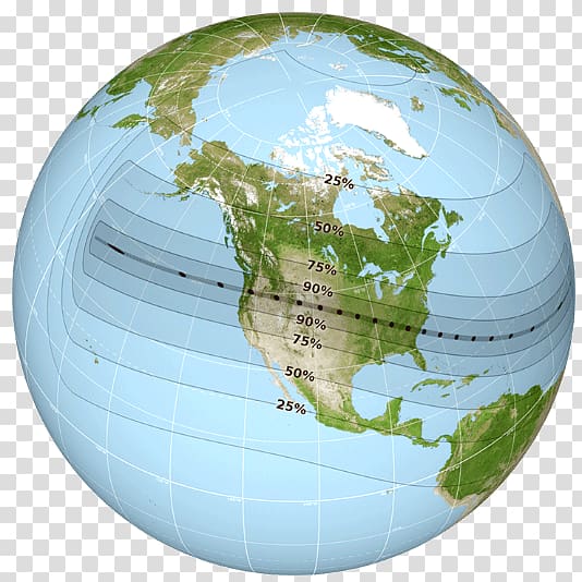 Solar eclipse of August 21, 2017 Solar eclipse of July 22, 2009 Solar eclipse of April 8, 2024 Solar eclipse of March 20, 2015 Solar eclipse of July 2, 2019, earth transparent background PNG clipart