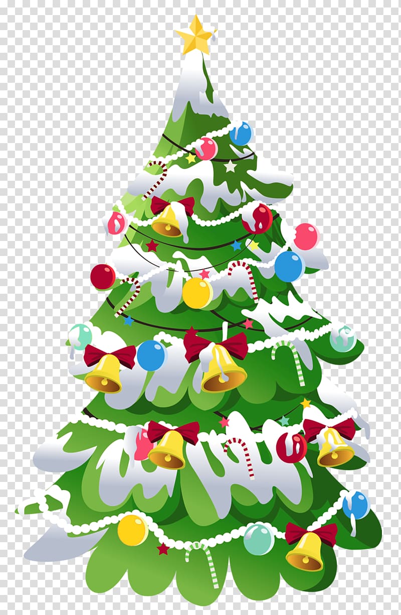 Santa Claus Christmas tree , creative christmas tree transparent background PNG clipart