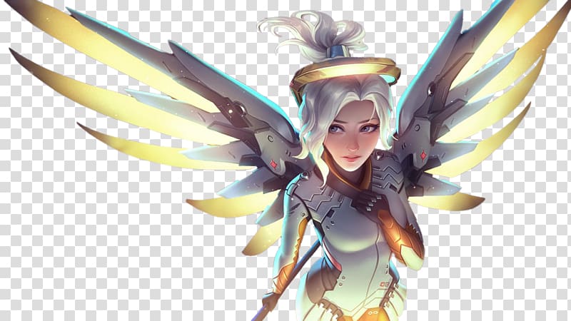 Overwatch Mercy Video game Art, others transparent background PNG clipart