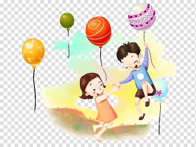 Friendship Day Quotation Greeting , Cartoon Children transparent background PNG clipart