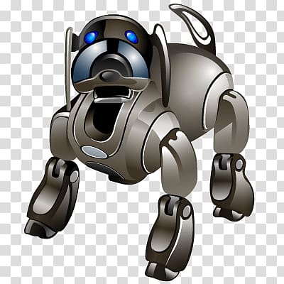 gray robot dog illustration, Robot Dog transparent background PNG clipart