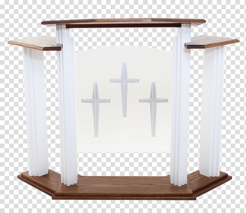 Bedside Tables Pulpit Altar Furniture, Pulpit transparent background PNG clipart