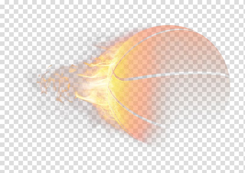 orange basketball with fire , Light Basketball Flame, Basketball flame speed transparent background PNG clipart