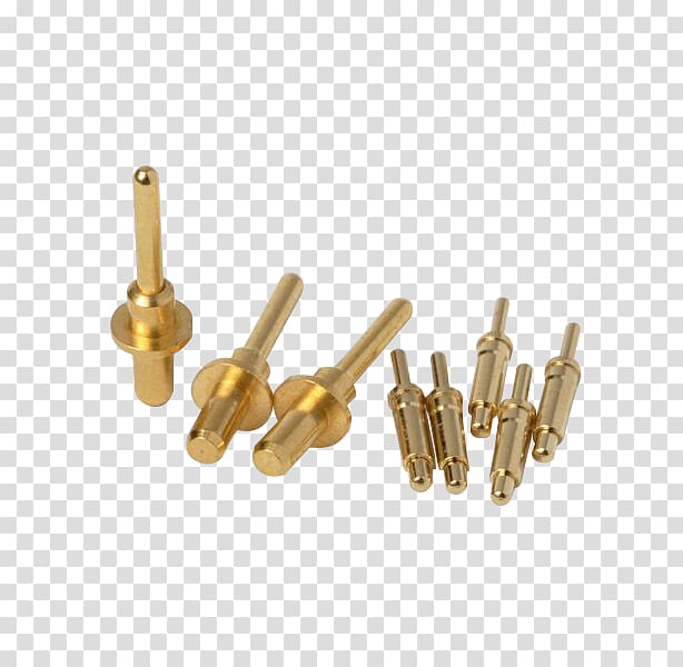 Pico Electronics Inc Fastener Brass Pin, probe transparent background PNG clipart