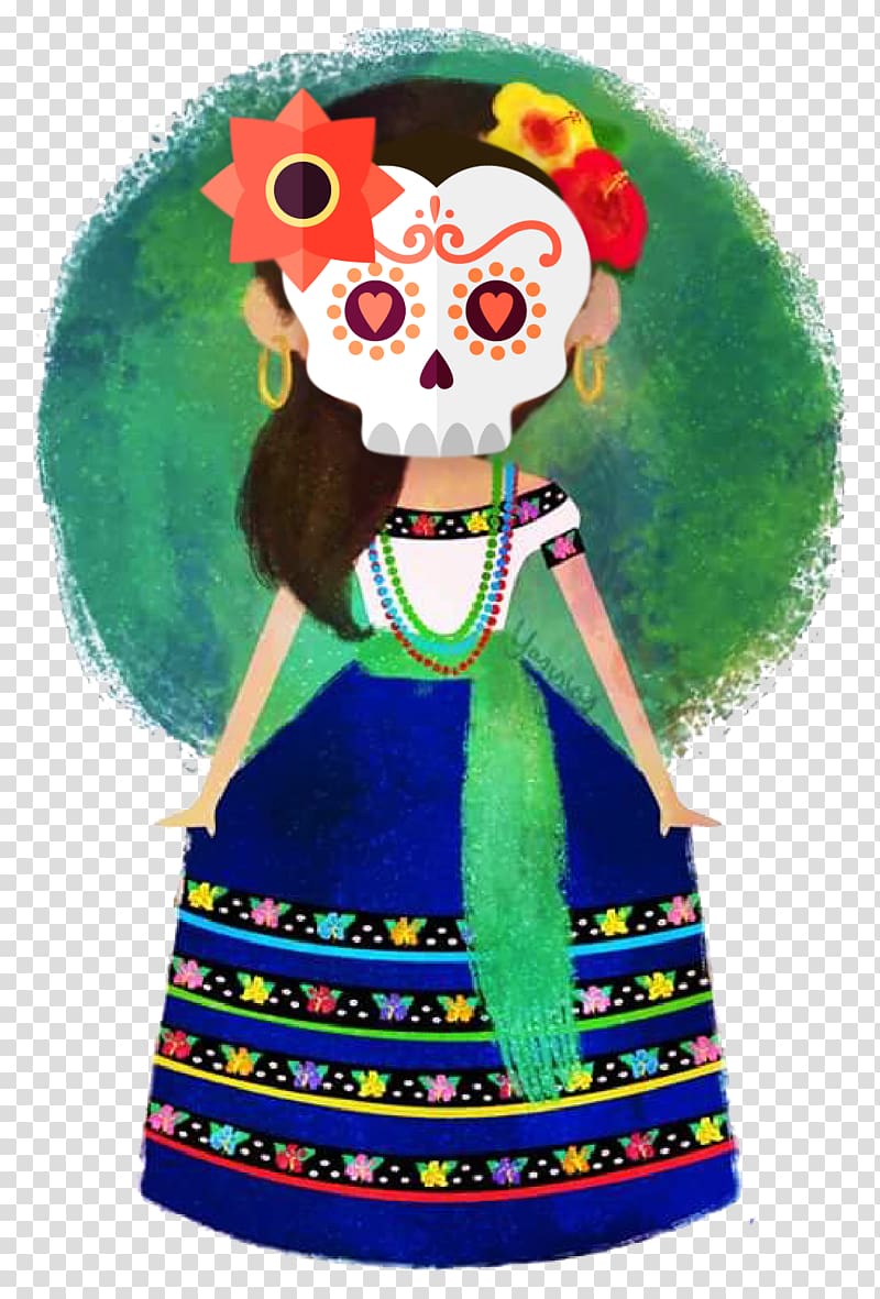 Drawing Tabasco Folklore Folk costume, dia de muertos transparent background PNG clipart