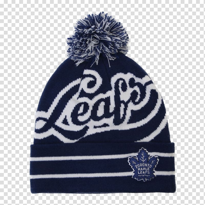 Toronto Maple Leafs Beanie National Hockey League Knit cap Ice hockey, beanie transparent background PNG clipart