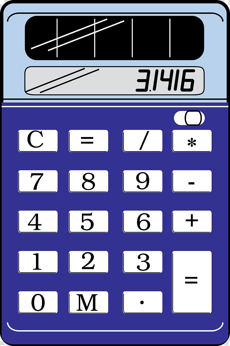 Calculator Electronics, calculator transparent background PNG clipart