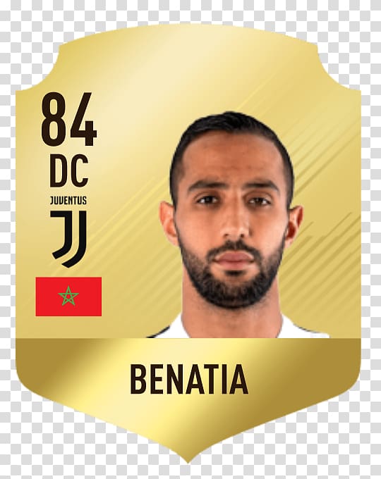 Medhi Benatia FIFA 18 Serie A Juventus F.C. EA Sports, Mehdi Benatia transparent background PNG clipart