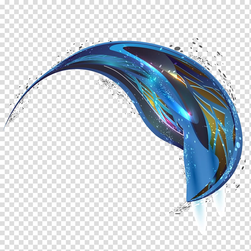 Blue, arc Halo transparent background PNG clipart