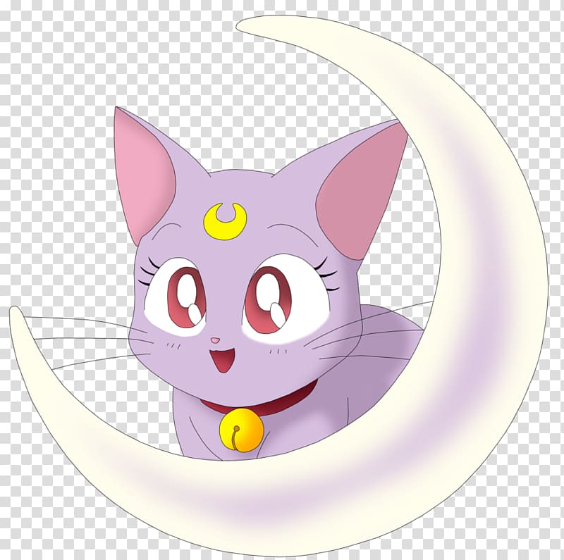 Sailor Moon cat character on moon illustration, Cat Sailor Moon Chibiusa Luna Sailor Mercury, sailor moon transparent background PNG clipart