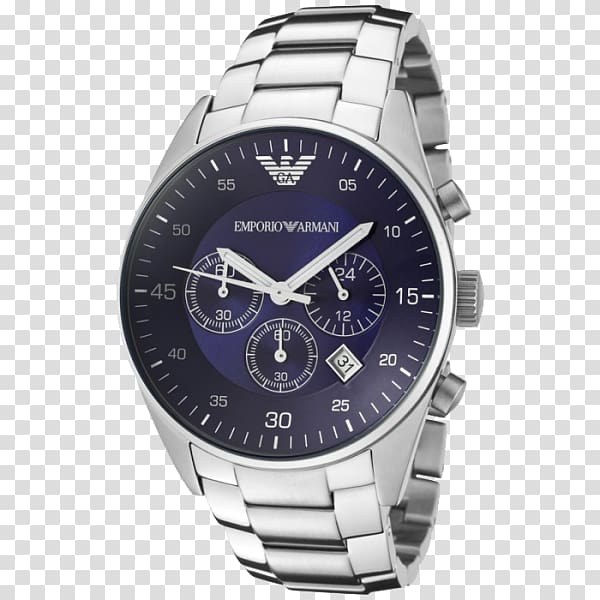 Emporio Armani AR5860 Watch Fashion Omega Chrono-Quartz, watch transparent  background PNG clipart | HiClipart