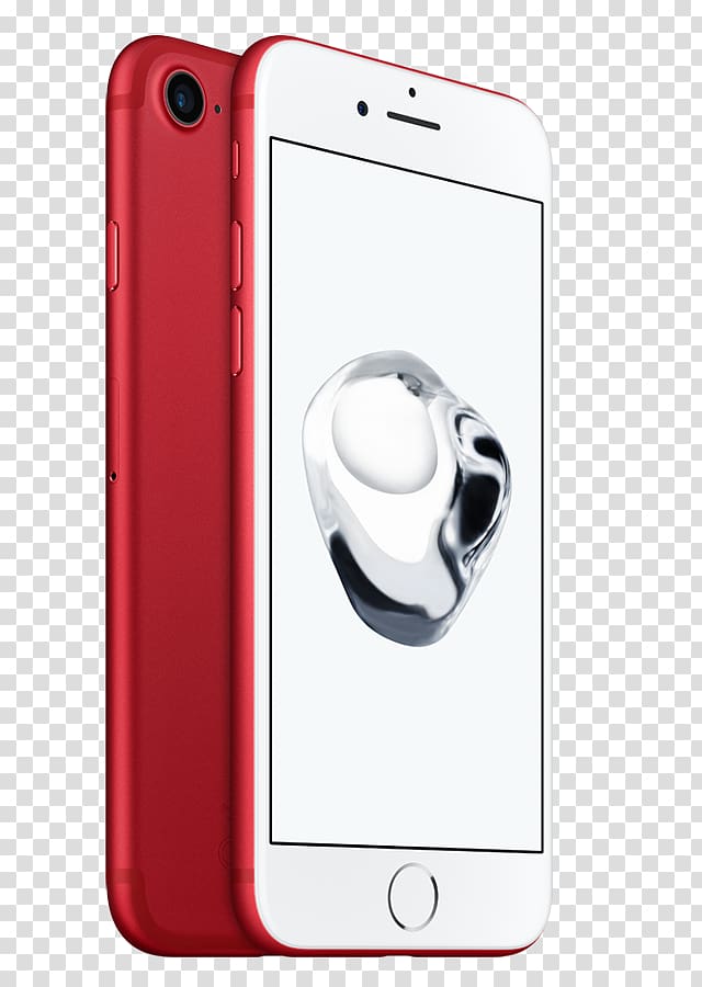 iPhone 7 Plus iPhone X IPhone 8 Plus Apple Telephone, iphone 7 red transparent background PNG clipart