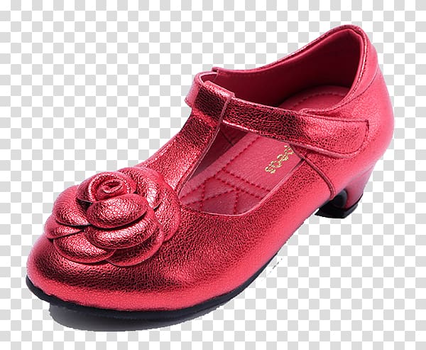 High-heeled footwear Dress shoe Anta Sports, Five children shoes girls high heels Lidou transparent background PNG clipart