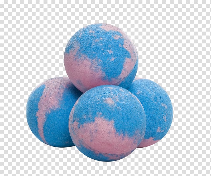 Blue Bath bomb Bathing, Pink blue ball transparent background PNG clipart