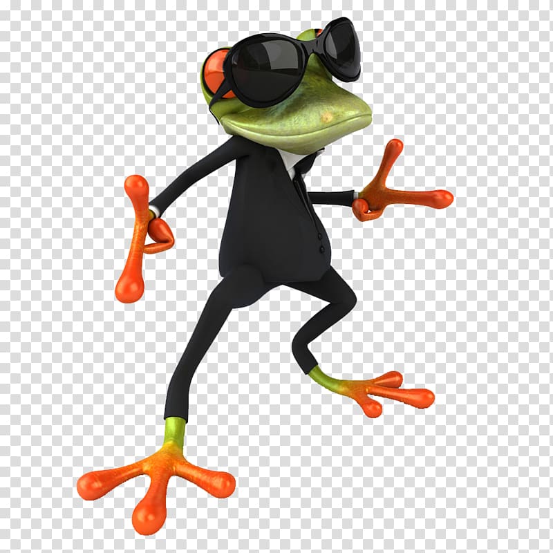 cartoon frog transparent background PNG clipart