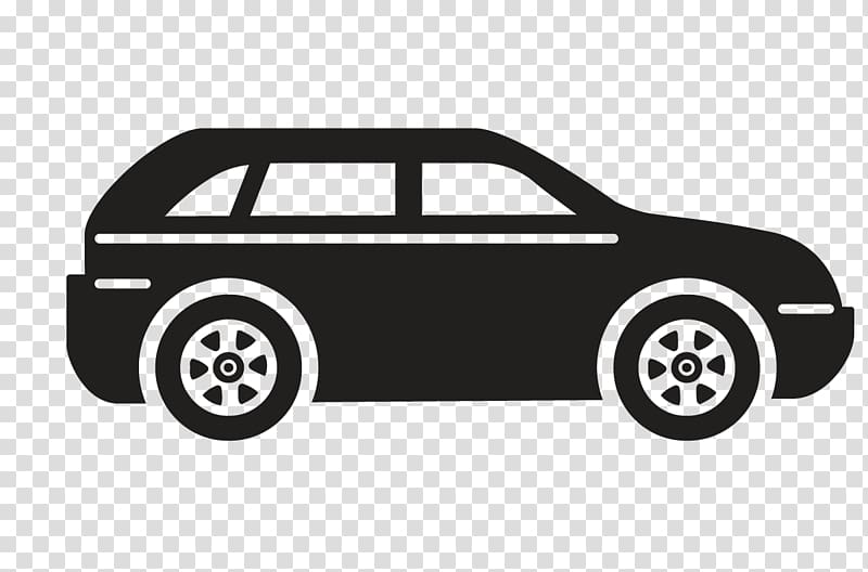 black vehicle illustration, Sport utility vehicle Car Chevrolet Suburban Convertible , cartoon car transparent background PNG clipart
