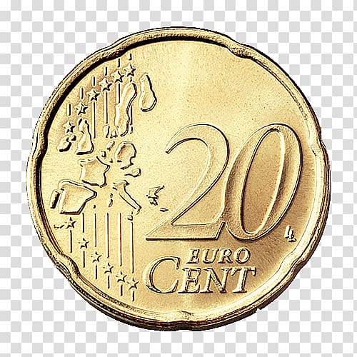 20 cent euro coin Euro coins 1 cent euro coin, euro transparent background PNG clipart