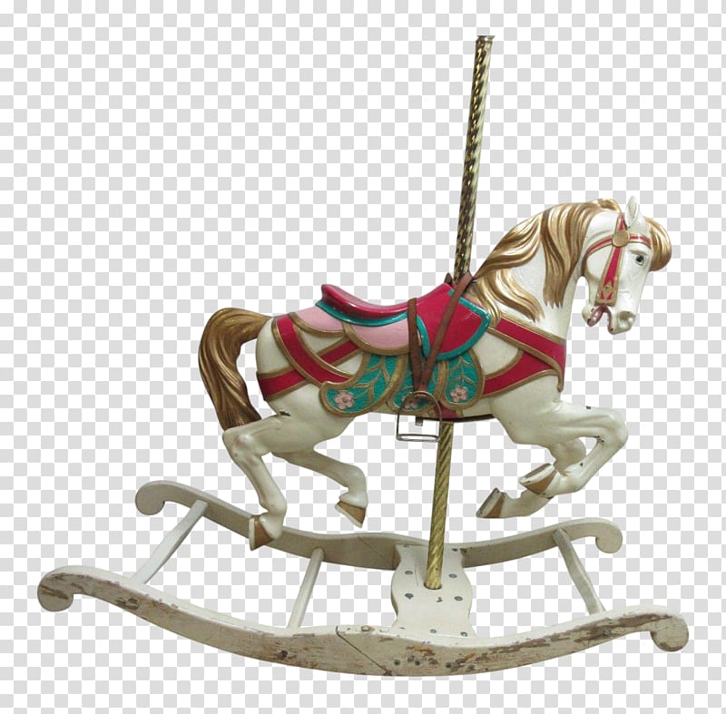 Rocking horse Vintage Carousel Halter, carousel hourse transparent background PNG clipart