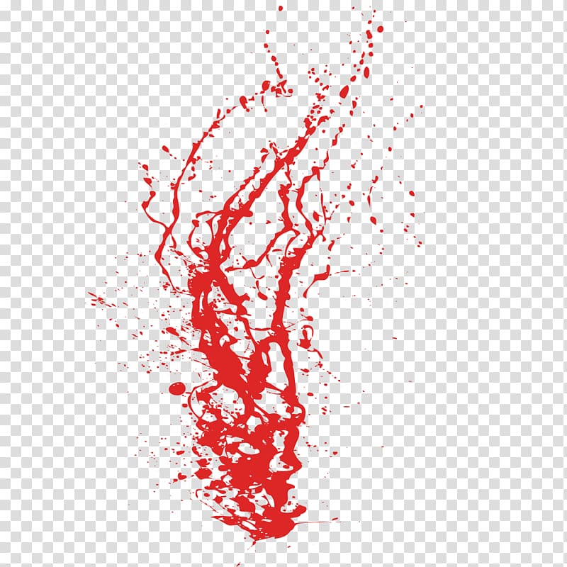red illustration, Red Ink, red ink drops splash transparent background PNG clipart