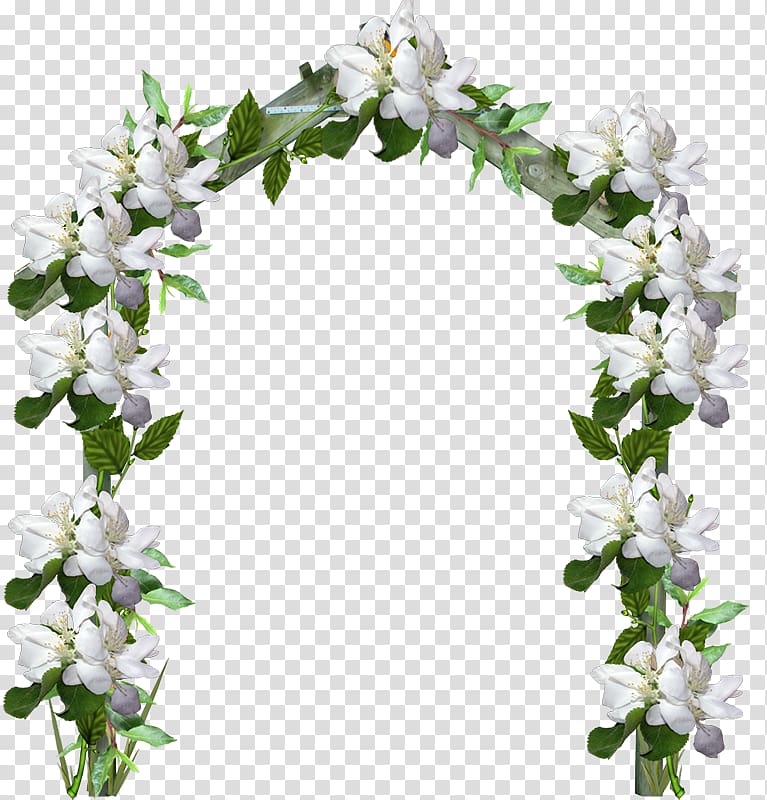white flower arch illustration, Arch , Flower vine,arch transparent background PNG clipart