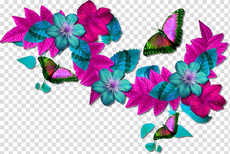 Flower Butterflies and moths Digital , butterfly border transparent background PNG clipart