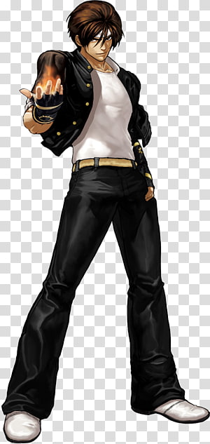 Iori Yagami KOF OL, male game character transparent background PNG