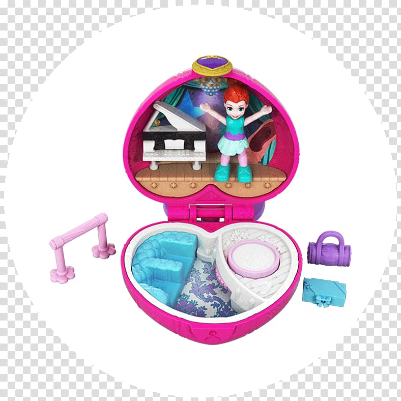 Polly Pocket Doll Mattel Toy, doll transparent background PNG clipart