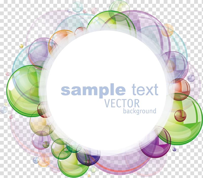 Bubble Color Speech balloon , Colorful foam transparent background PNG clipart