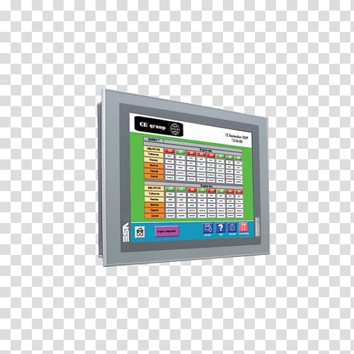 Computer keyboard Touchscreen Computer terminal Liquid-crystal display User interface, supermarket panels transparent background PNG clipart