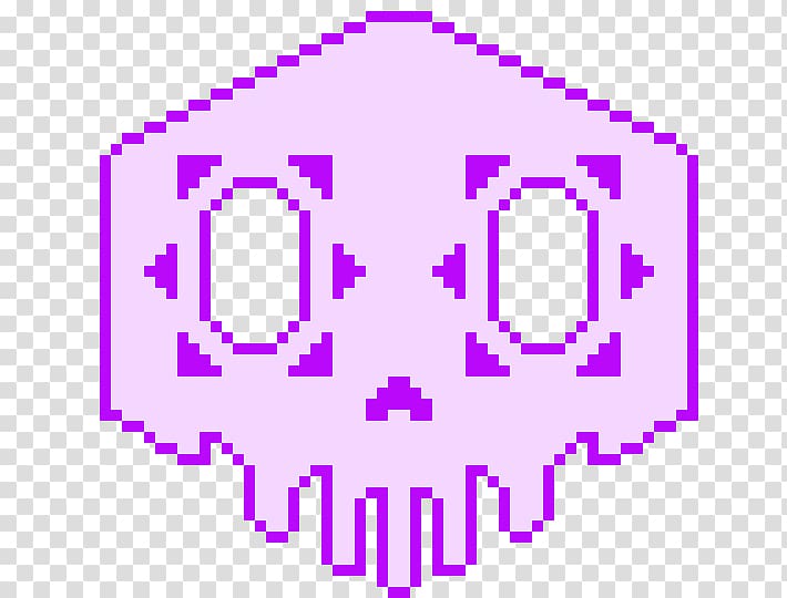 Sombra Pixel art Skull Overwatch, skull transparent background PNG clipart