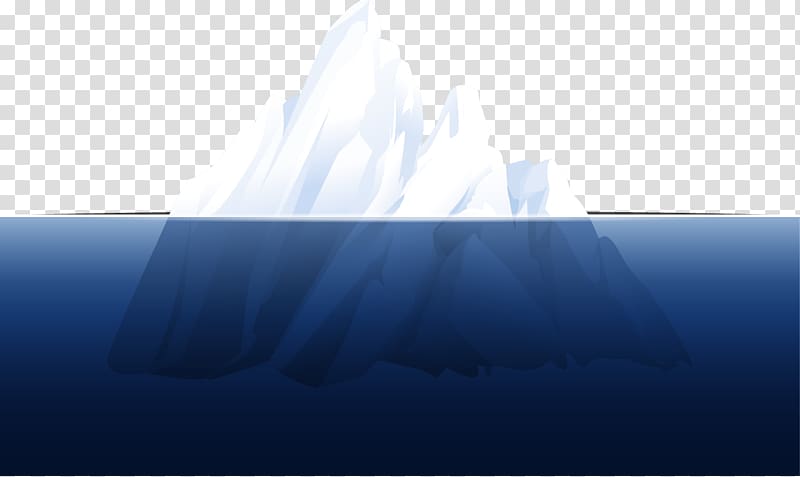 Light Brand Triangle, Iceberg underwater transparent background PNG clipart