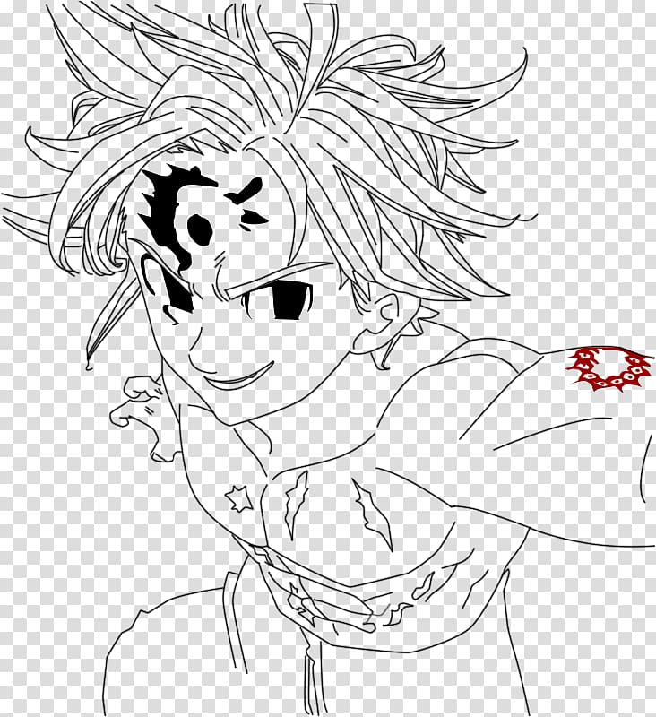 The Seven Deadly Sins Drawing Meliodas Sir Gowther, Meliodas transparent background PNG clipart