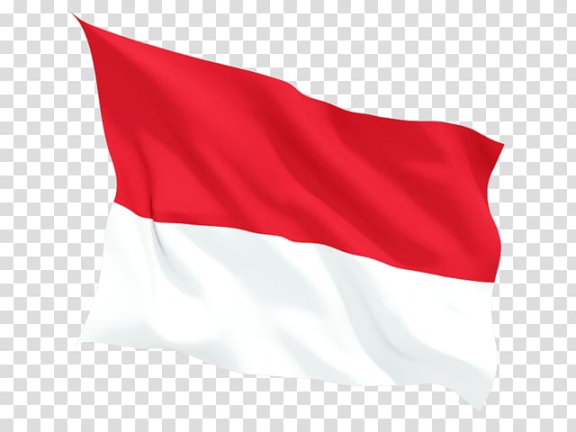 red and white flag, Monaco Flag Wave transparent background PNG clipart