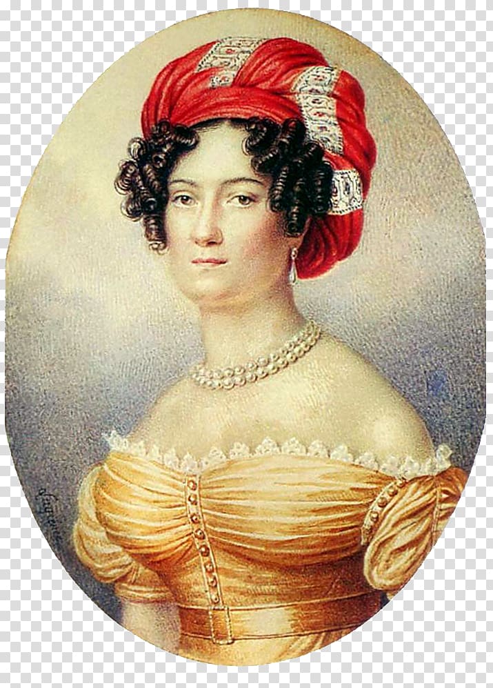 Portrait of Catherine Vorontsova 19th century Painter Russia, russian empire 1789 transparent background PNG clipart