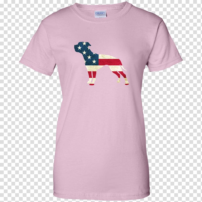 T-shirt Hoodie Sleeve Top, american flag Tshirt transparent background PNG clipart