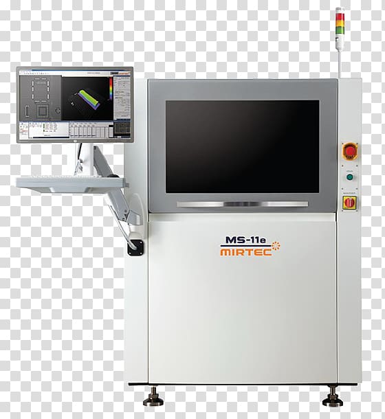 Automated optical inspection (주)미르기술 Mirtec SMT placement equipment Surface-mount technology, shadow projection transparent background PNG clipart