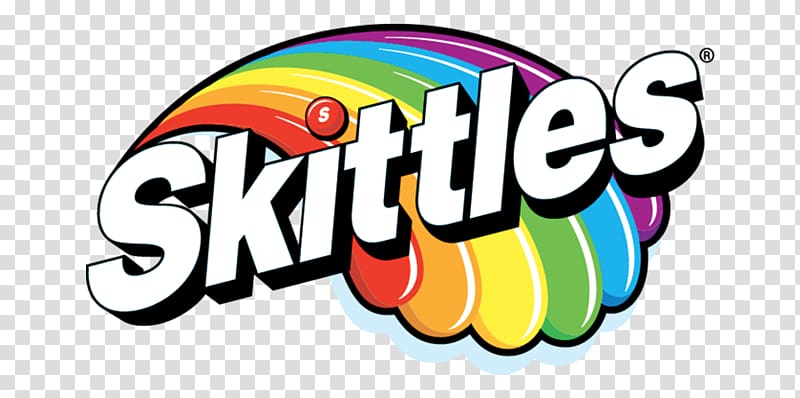 Skittles logo illustration, Skittles Smarties Twix Logo Life Savers, vibrant transparent background PNG clipart