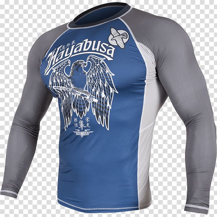 Long-sleeved T-shirt Rash guard Suzuki Hayabusa, T-shirt transparent background PNG clipart