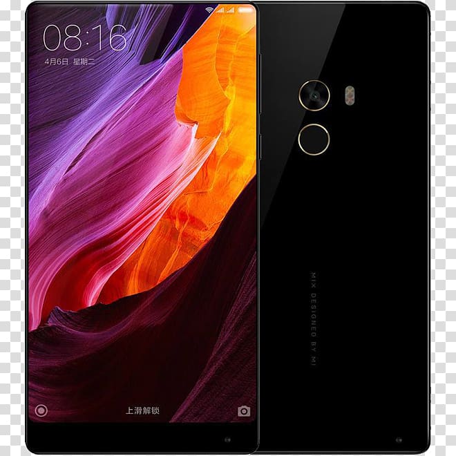 Xiaomi Mi MIX Qualcomm Snapdragon Multi-core processor Xiaomi Mi 1, xiaomi mi mix mobile frame transparent background PNG clipart