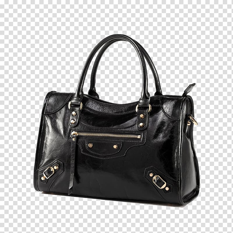 Tote bag Handbag Michael Kors Fashion, Black women\'s handbags transparent background PNG clipart