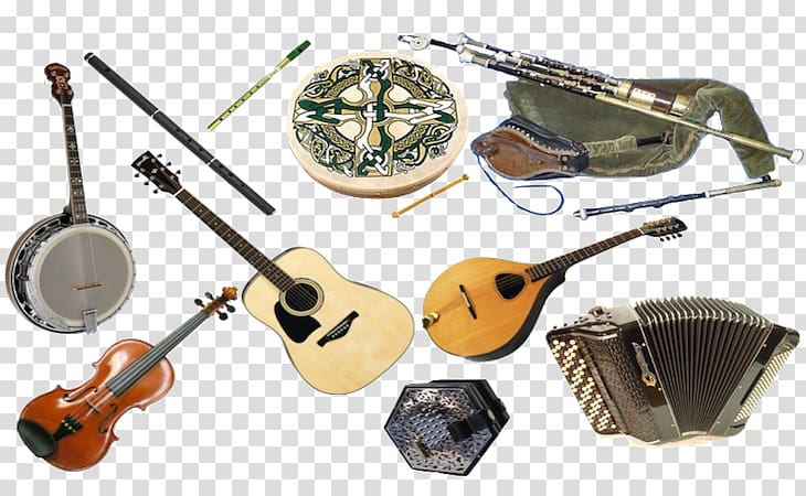 Irish traditional music Ireland Musical Instruments Folk instrument, musical instruments transparent background PNG clipart