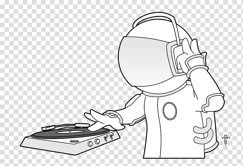 Disc jockey Drawing Music Doodle, Turntable transparent background PNG clipart
