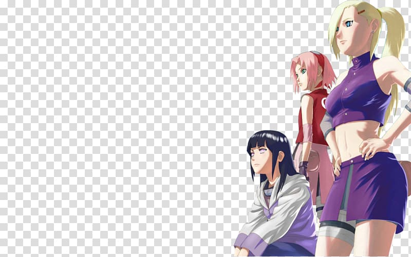 Sakura Haruno Hinata Hyuga Ino Yamanaka Temari Shizune, naruto transparent background PNG clipart