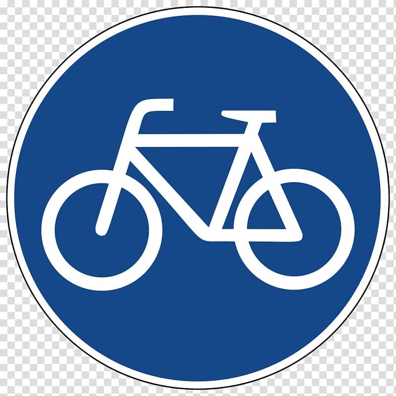 Bicycle Cycling Segregated cycle facilities Traffic sign Motorcycle, Traffic Signs transparent background PNG clipart