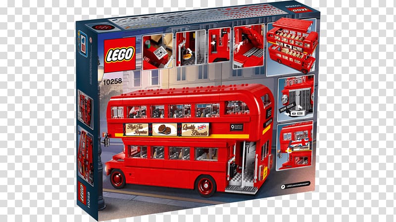 Amazon.com LEGO 10258 Creator London Bus Lego Creator Lego Modular Buildings, london bus transparent background PNG clipart