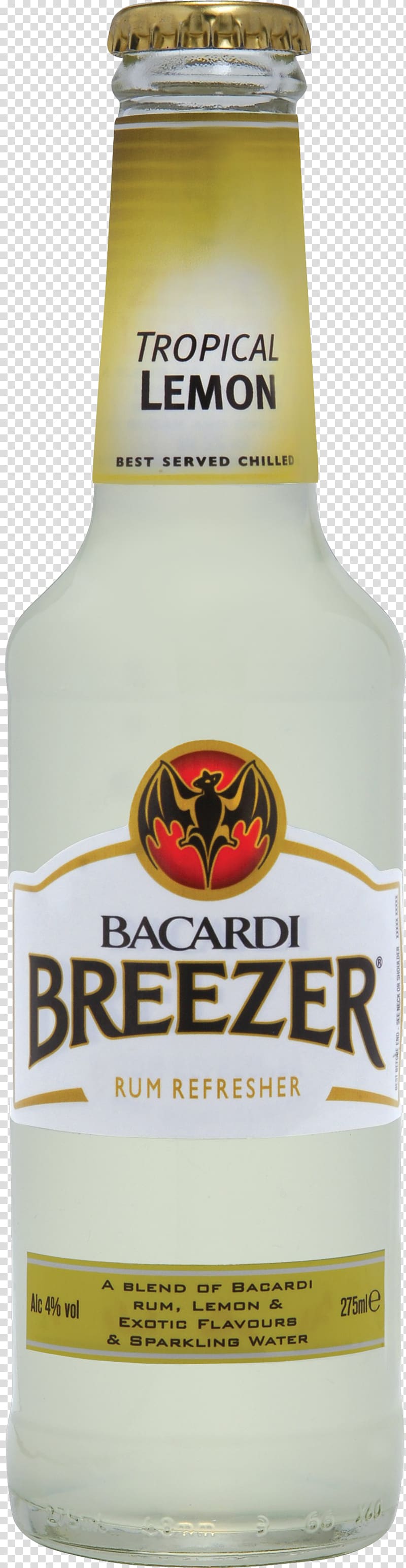 Liqueur Bacardi Breezer Bacardi Superior Rum Distilled beverage, beer transparent background PNG clipart