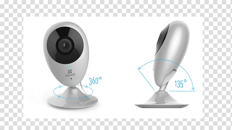 Video Cameras Closed-circuit television IP camera EZVIZ C6T IP security camera Indoor Dome Black Netzwerk, Camera transparent background PNG clipart