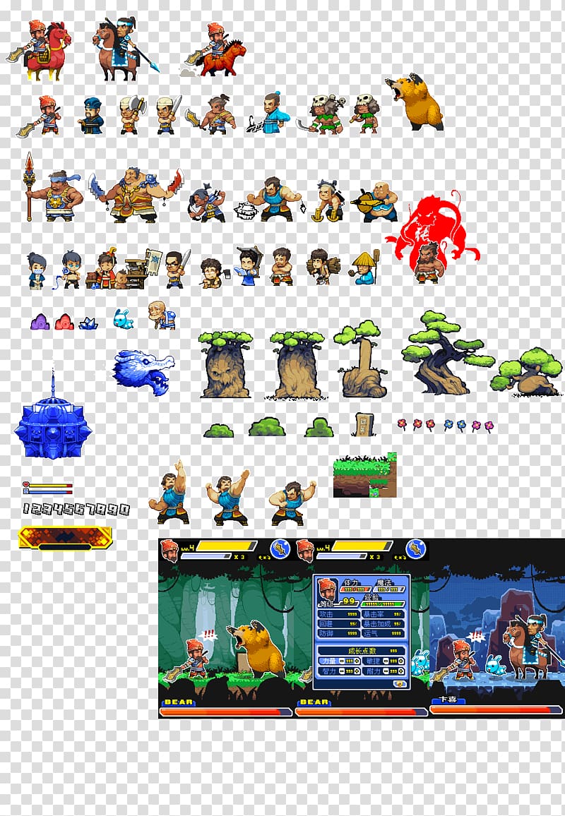 Pixel art Game Concept art, design transparent background PNG clipart