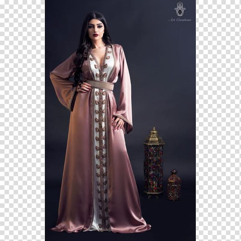 Morocco Kaftan Fashion Clothing Satin, satin transparent background PNG clipart