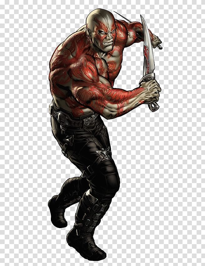 Drax the Destroyer Marvel: Avengers Alliance Star-Lord Yondu Hulk, Movies transparent background PNG clipart